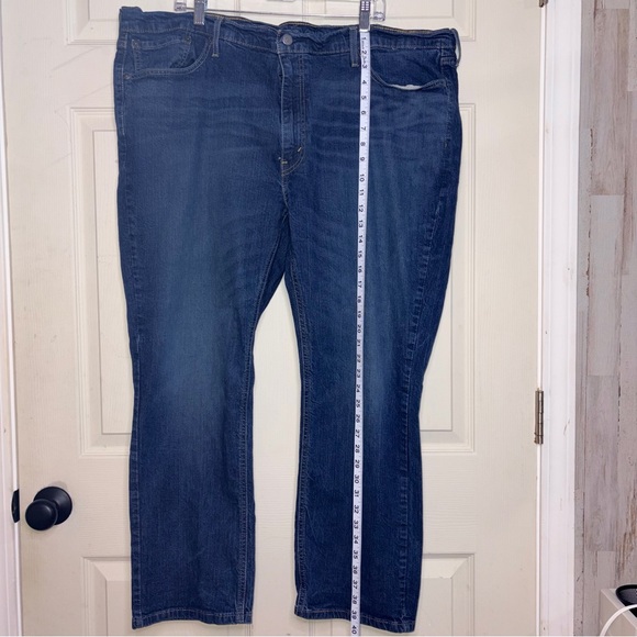 Signature by Levi Strauss Relaxed Fit Stretch Jeans 46x30 Blue Denim Men’s - Picture 3 of 7